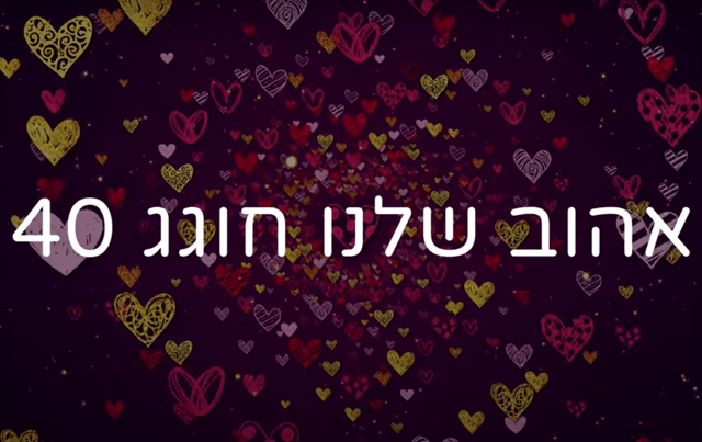 שיר עם קליפ ליום הולדת 40 - הקלטת שיר כולל צילום באולפן ועריכת סרטון לאירוע